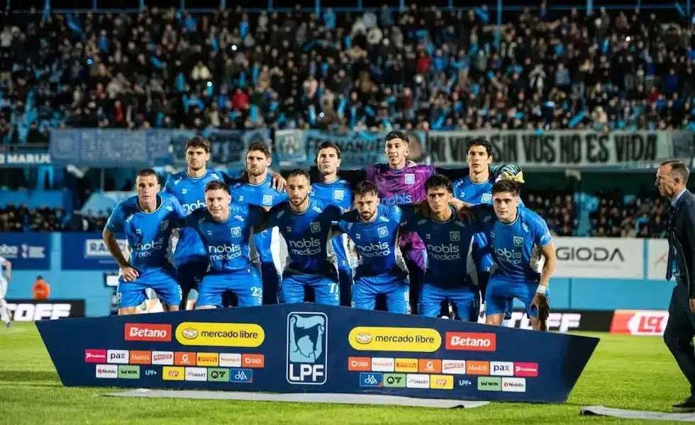 Foto del gol de Racing contra Estudiantes pagó 2-1 en el Candini