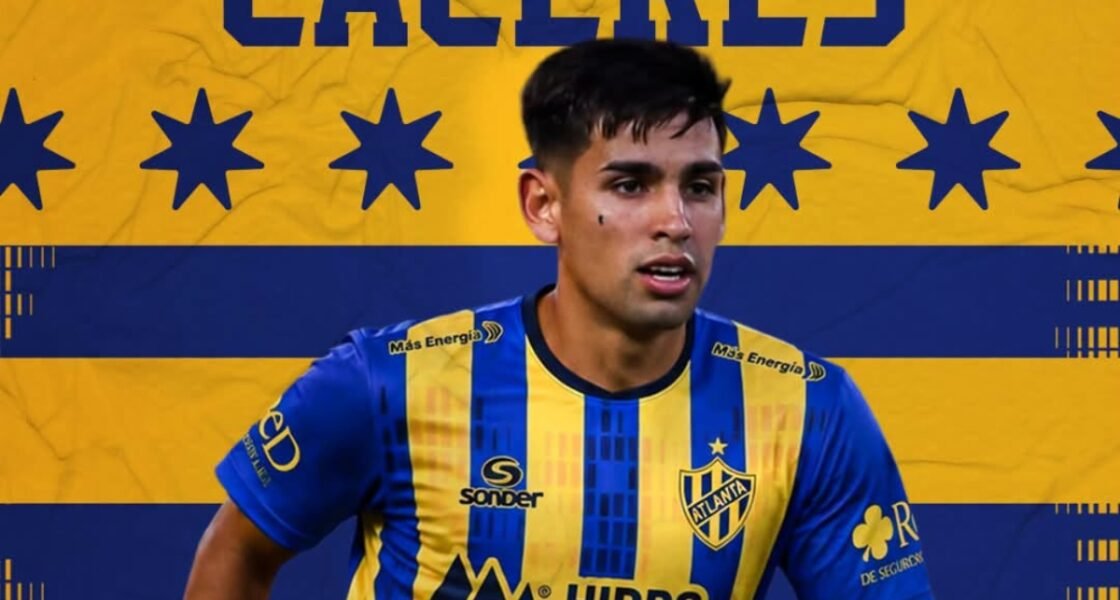 Anuncio Franco Cáceres como nuevo jugador de atlanta